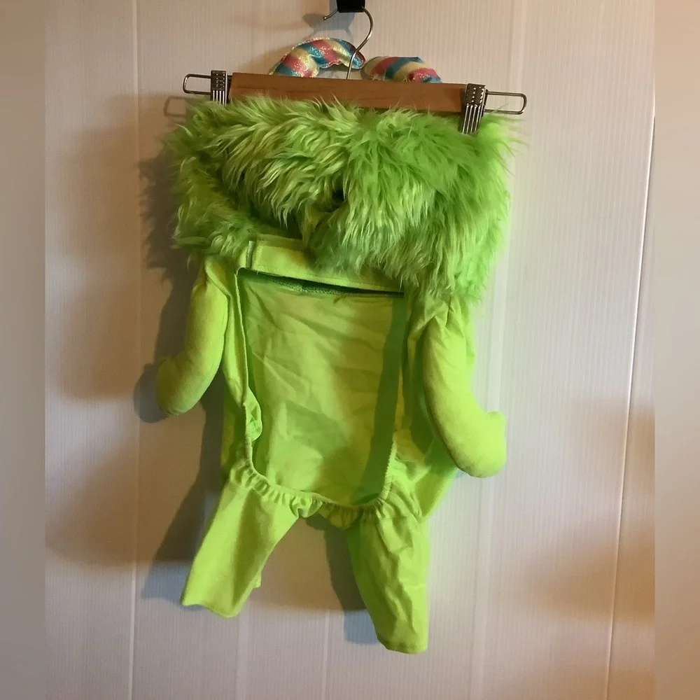Casual Canine Lime Green Furry Monster Costume
